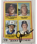 Jack Morris Signed Autographed 1978 Topps Rookies Baseball Card - Detroi... - $34.99