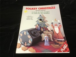 Folksy Christmas by Diane Capoccia 12 Folk Art Designs Craft Pattern Booklet - £9.53 GBP