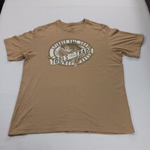 George Crewneck SPINNER BAIT SHOP Men's Beige Cotton Graphic T-Shirt XL (46-48) image 12