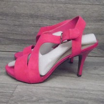 East 5th Jackie Hot Pink Strappy Sling Back Pump Spike Heels Shoes Women... - £27.68 GBP