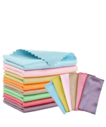 5 Pcs NanoScale Streak Free Miracle Polishing Reusable Cleaning Cloths - $108.60 MXN