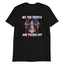 We The People are Pissed Off Vintage USA Flag ON Back T-Shirt - £15.47 GBP+