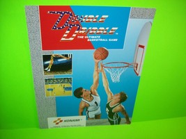 Double Dribble Arcade FLYER Original 1986 Video Game Art Basketball Vintage - £13.22 GBP