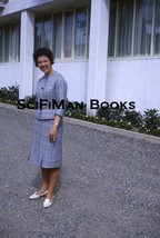 KODACHROME 35mm Slide Pretty Sexy Woman Hairdo Skirt Suit Flowers Fashio... - £2.32 GBP