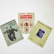 Set of 3 Music Sheets Sweethearts, Ragtime Band, Still of the Night 1930&#39;s - £15.68 GBP