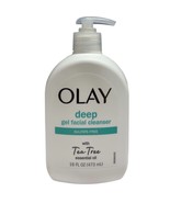 OLAY Deep Gel Facial Cleanser Tea Tree Essential Oil, Pump, Sulfate Free... - $50.56 CAD