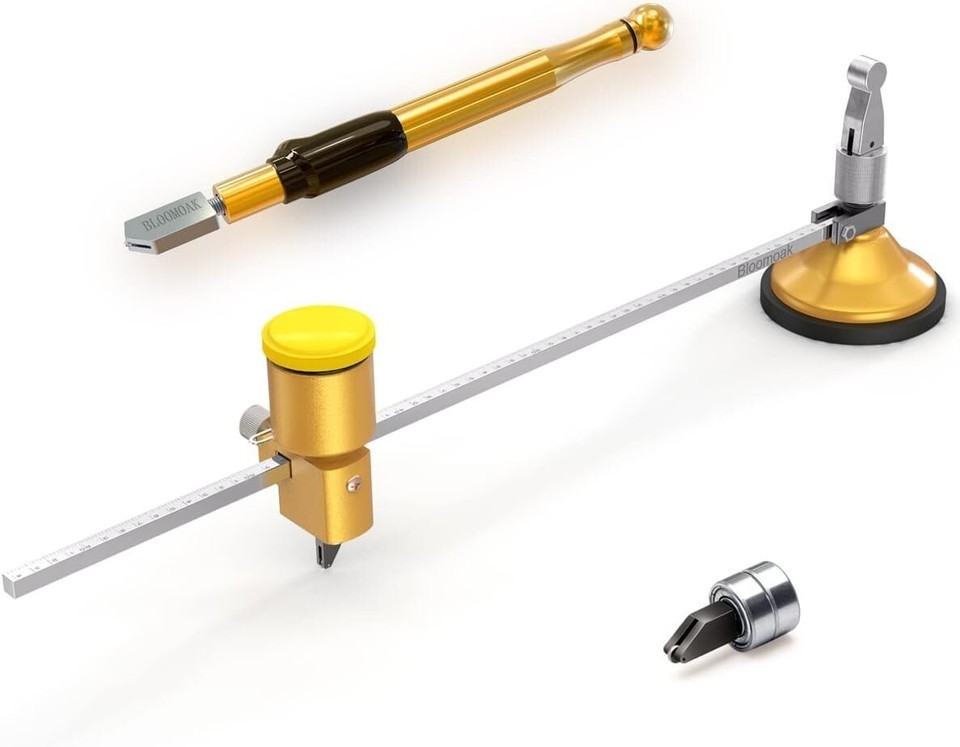 Diamond Glass Cutter with Round Handle - 24" Heavy-Duty Tool for Precision Cuts Item image 3