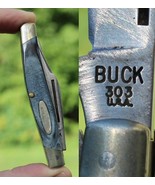 vintage BUCK 303 pocket knife cadet stockman - $34.99