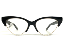 Marc Jacobs Eyeglasses Frames 314 807 Black Gold Cat Eye Full Rim 50-17-140 - £51.02 GBP