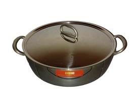 Daniel Boulud Clad 4-Qt Stainless Steel Braiser Pan with Domed Lid - £134.31 GBP