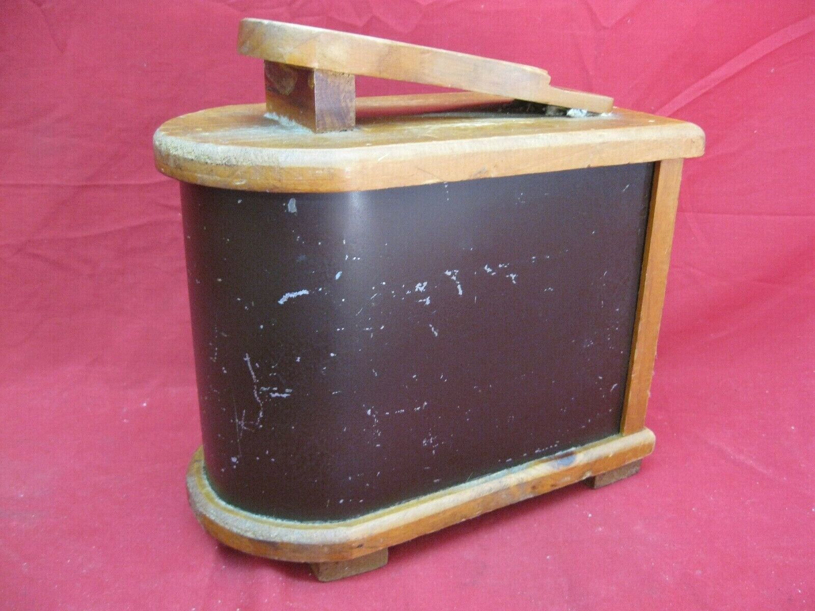 Antique Primitive Shoe Shine Cobbler Wood Box - $29.69
