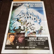 Avalanche Starring Rock Hudson and Mia Farrow 1978 Original Vintage Movi... - £31.57 GBP