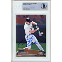 Rich Aurilia San Francisco Giants Auto 2000 Stadium Club Chrome BAS Autograph SF - £61.10 GBP