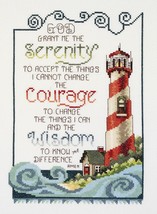 Janlynn Counted Cross Stitch Kit 7X10-Serenity Lighthouse (14 Count) (Pa... - $50.99