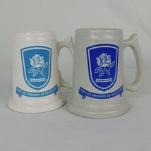 Set of 2 Pfaltzgraff Ceramic Mugs Dolomites Brick Co York PA Beer Stein ... - £7.70 GBP