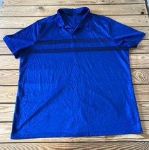 Nike Dri Fit Men’s Short Sleeve Polo Shirt Size XL Blue T1 - £13.93 GBP
