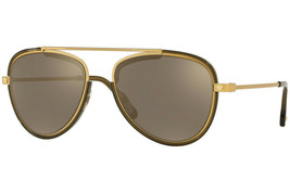 Versace VE2193 14285A Tribute Gold Mirror Gold Lens Men Phantos Sunglass... - £107.77 GBP