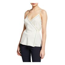 Rag & Bone Chalk Cream Silk Lina Wrap Tank Sleeveless Blouse Top 4 NWT $350 - $162.86