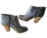 Lucky Brand Women’s LK Eller Metallic Heeled Ankle Boots Side Zip Size 10 M - £14.90 GBP