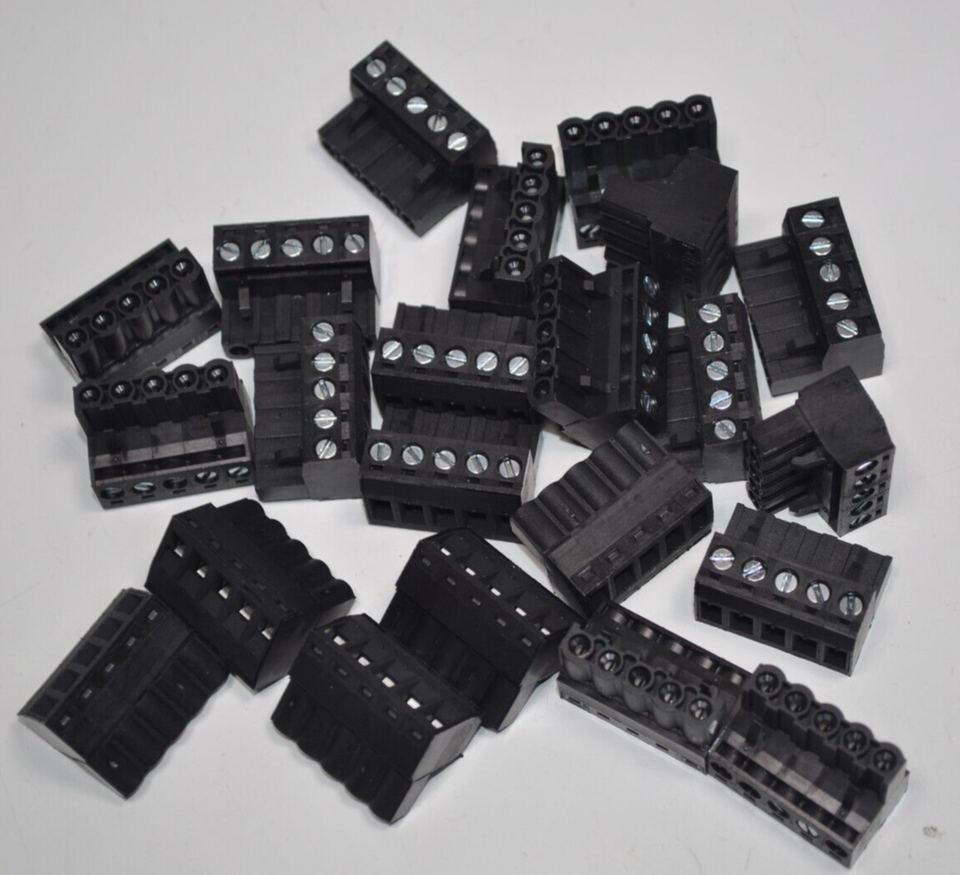Lot of 22 Molex 3953x 1757048 MSTB 2.5/5-ST-5.08 Terminal Block Plug Con... - $34.64