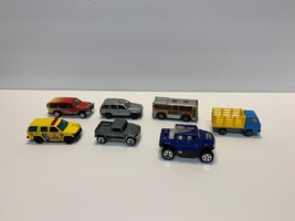 7 Played with Cars and Trucks Vintage Hot Wheels, Motor Max and More #11CMQ - £5.99 GBP