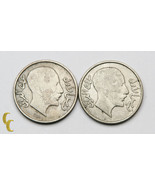1931 Iraq 50 Fils Silver Coins Lot of 2 KM# 100 - $112.77 CAD