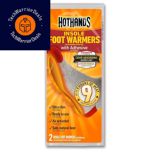 HotHands Insole Foot Warmers With Adhesive - 1-Pack of 2  - £9.48 GBP