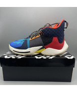 Nike Jordan Why Not Zero.2 Basketball Shoes Size 7Y AO6218 900 Russell Westbrook - £24.00 GBP