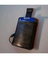 Buxton Genuine Leather Card &amp; Id Holder Black Security Shield - $12.86