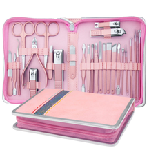 Professional Nail Clippers Set Stainless Steel Manicure Pedicure Kit 26 Pcs NEW - £14.06 GBP