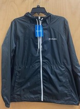 Columbia Women Center Ridge Windbreaker Jacket Black XL0355-010 - $40.00