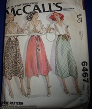 McCall’s Misses Set Of Skirts Size 12-16 #6467 - £3.98 GBP