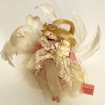 ShowStoppers Enchantment Porcelain Doll Angel Lace Christmas Holiday Orn... - $44.95