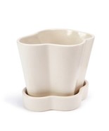 Oake Oake Small Planter with Tray, Cream - €8,56 EUR