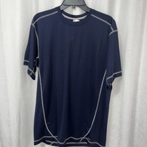 Smith&#39;s Workwear Mean&#39;s T-Shirt  Easy Fit Navy Blue Size Large - $23.51