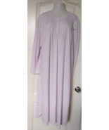 Miss Elaine Fleece long robe Size 2X Style 511844 Front Buttons Lilac - €28,81 EUR