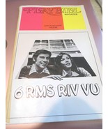 April 1973 - Lunt-Fontanne Theatre Playbill - 6 RMS RIV VU - Jerry Orbach - £15.93 GBP