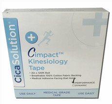 Kinesiology Tape 120 Feet by CicaSolution® Cimpact™ Performance - Latex Free, Br - £19.94 GBP