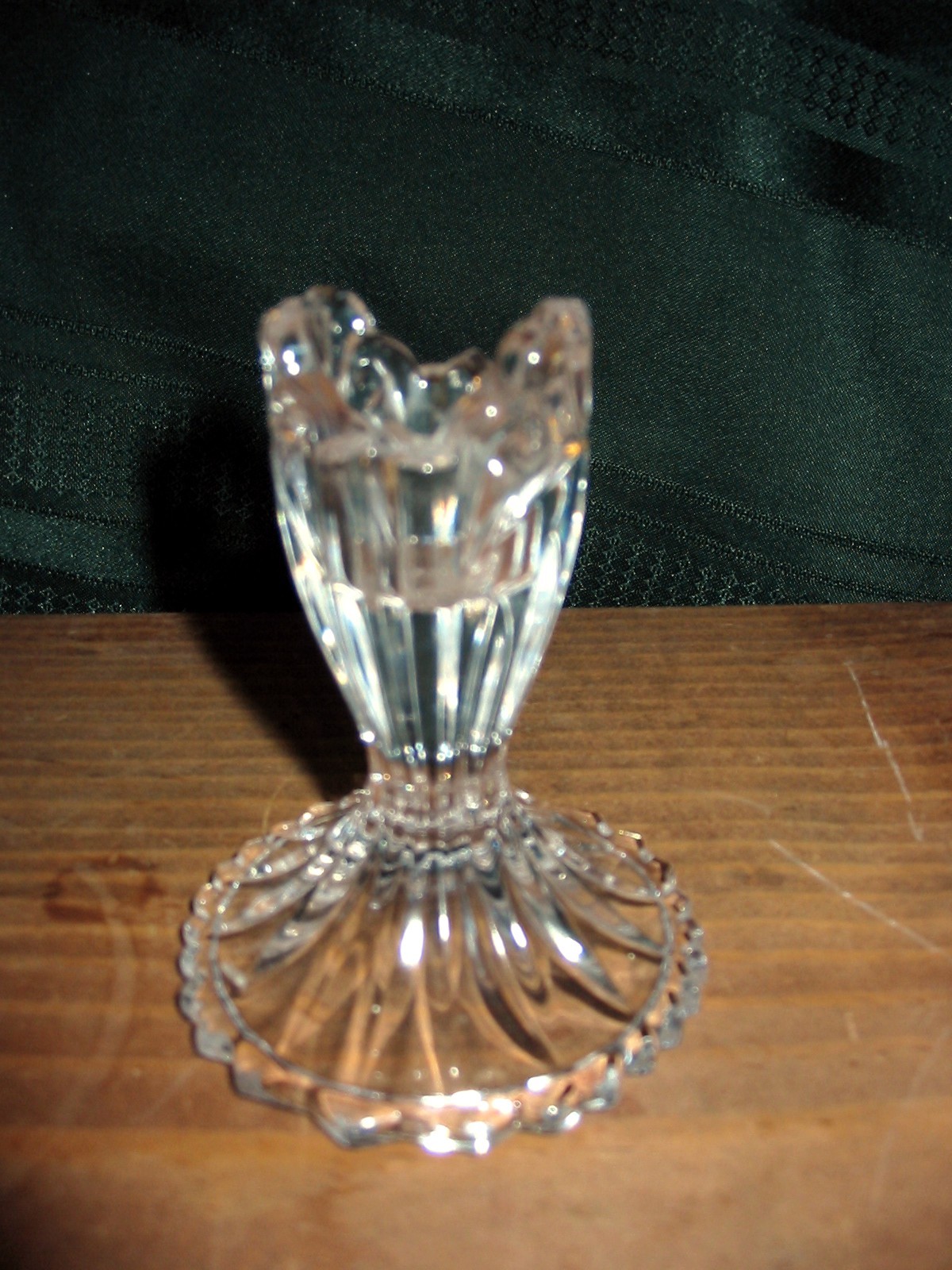 Oneida Crystal Glass Candlestick Holder - $18.00