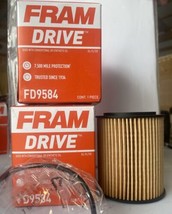LOT OF  2 - Fram Drive Spin On Oil Filter FD9584 Engine Oil Filter New - £12.46 GBP