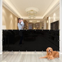 120 Inch Extra Wide Pet Gate for Large Openings Baby Dog Pet Gates Mesh ... - £43.78 GBP