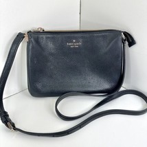 Kate Spade Black Accordion Style Shoulder/Crossbody Bag New York Used - £18.64 GBP