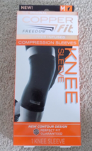 Copper Fit Knee Compression Sleeve Freedom Medium Black--FREE SHIPPING! - $9.85