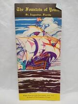 Vintage The Fountain Of Youth St. Augustine Florida Brochure - €12,86 EUR