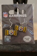 NFL Football Fan Apparel New PITTSBURGH STEELERS Team Logo Ribbon Bow Ea... - $10.66