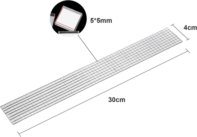 SATINIOR Self-Adhesive Mini Square Glass, Decorative Craft DIY Accessory Mirrors Item image 2