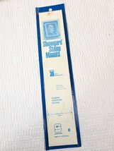NEW Showgard Stamp Mounts size #36 dark background black 8 strips Vintage - $5.00