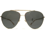 CHANEL Sunglasses 4279-B c.395/3 Shiny Gold Aviator Crystal Frames Gray ... - $270.93