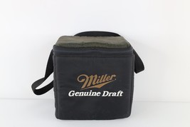 Vintage 90s Distressed Spell Out Miller Beer Insulated Cooler Bag Lunchb... - £31.25 GBP