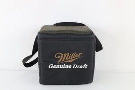 Vintage 90s Distressed Spell Out Miller Beer Insulated Cooler Bag Lunchb... - £31.24 GBP